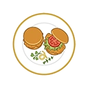 برگر فیله سوخاری